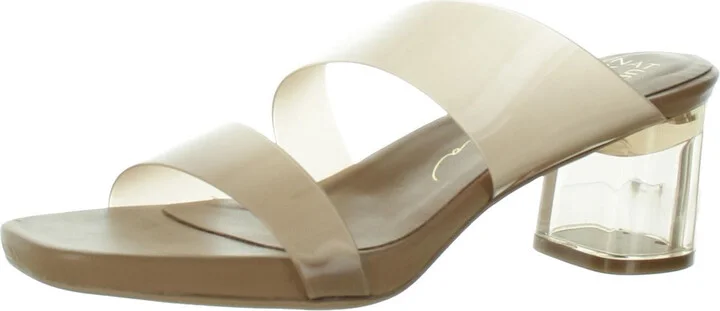 Illuminate Heel Womens Open Toe Slip On Heels