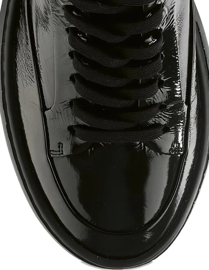 Illusion platform lace-up sneakers - Image 3