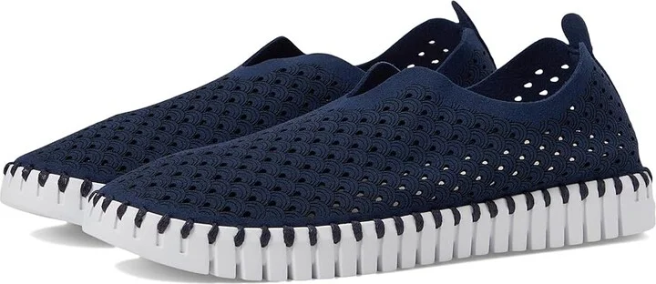 Ilse Jacobsen Tulip 139 Women's Slip on Shoes Dark Indigo : EU 37 (US Women's 7) M, Synthetic