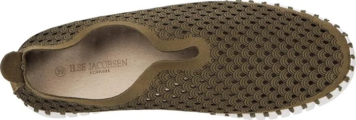 Ilse Jacobsen Tulip 139 Women's Slip on Shoes Deep Olive : EU 38 (US Women's 8) M, Synthetic - Image 2