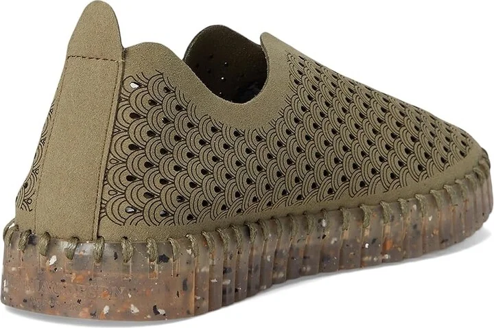 Ilse Jacobsen Tulip 3072 Women's Flat Shoes Army : EU 36 (US Women's 6) M, Microfiber - Image 4