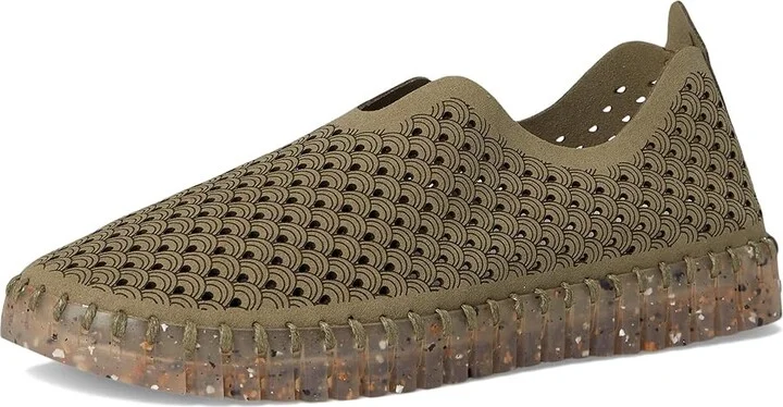 Ilse Jacobsen Tulip 3072 Women's Flat Shoes Army : EU 36 (US Women's 6) M, Microfiber - Image 5