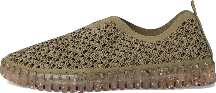 Ilse Jacobsen Tulip 3072 Women's Flat Shoes Army : EU 36 (US Women's 6) M, Microfiber - Image 6