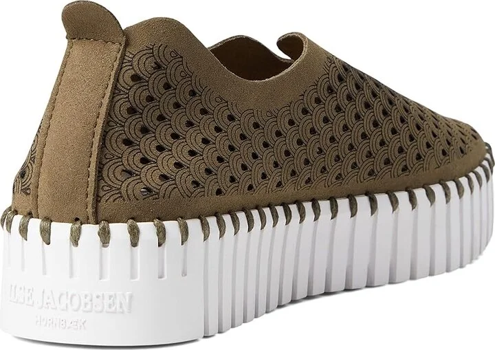 Ilse Jacobsen Tulip 3373 Women's Shoes Deep Olive : EU 40 (US Women's 10) M, Suede - Image 4