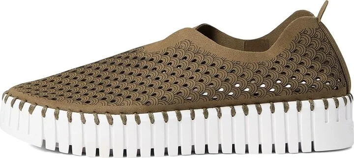 Ilse Jacobsen Tulip 3373 Women's Shoes Deep Olive : EU 40 (US Women's 10) M, Suede - Image 6