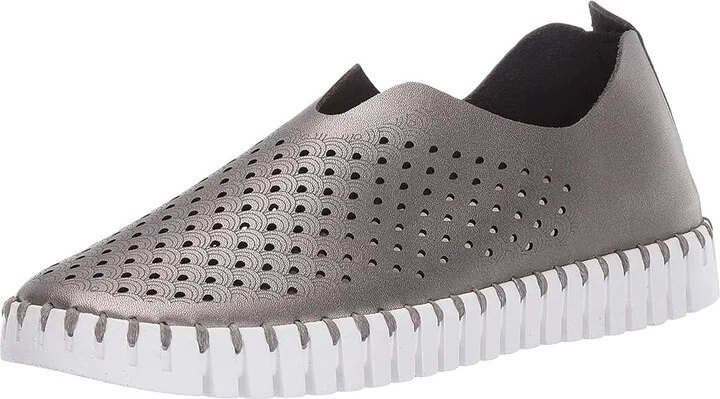 Ilse Jacobsen Tulip 3576 Women's Slip on Shoes Gunmetal : EU 40 (US Women's 10) M, Synthetic - Image 2