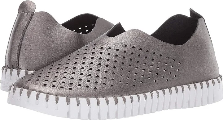 Ilse Jacobsen Tulip 3576 Women's Slip on Shoes Gunmetal : EU 40 (US Women's 10) M, Synthetic