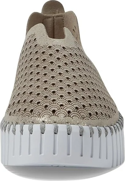 Ilse Jacobsen Tulipu 0023 Women's Flat Shoes Silver : EU 39 (US Women's 9) M, Microfiber/Rubber - Image 5