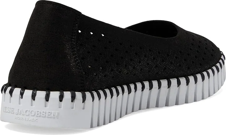 Ilse Jacobsen Tulipu 0026 Women's Flat Shoes Black : EU 38 (US Women's 8) M, Leather/Microfiber - Image 4