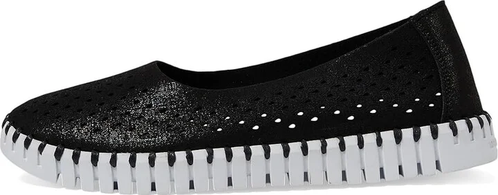 Ilse Jacobsen Tulipu 0026 Women's Flat Shoes Black : EU 38 (US Women's 8) M, Leather/Microfiber - Image 5