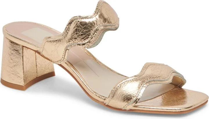 Ilva Mid Womens Solid Leather Block Heel