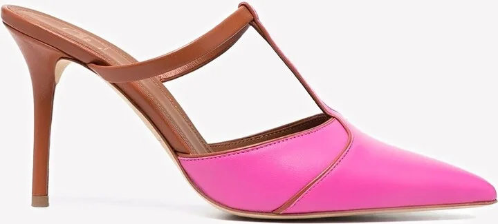 Ima 85 Pointed Toe Mules in Nappa Leather