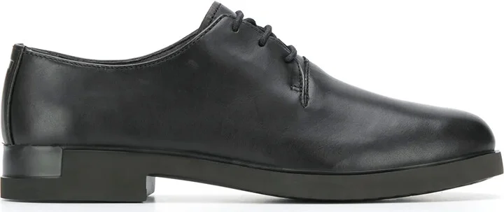 Iman leather lace-up shoes