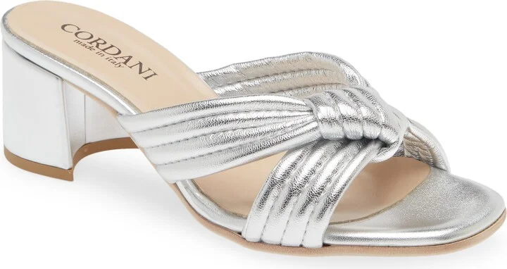Imani Metallic Slide Sandal