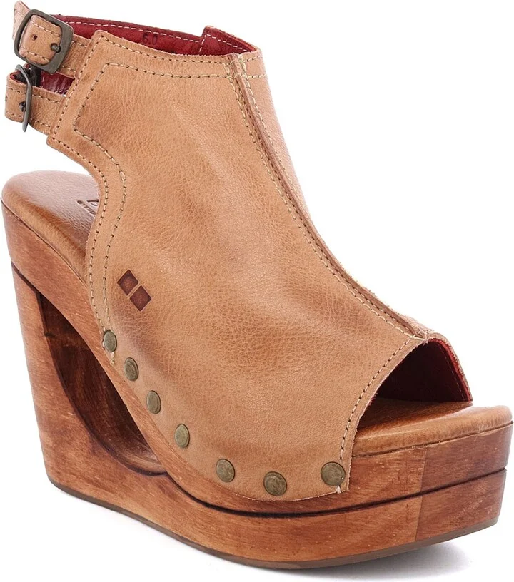 Imelda Cutout Wedge Slingback Sandal