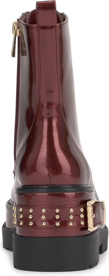 Imelda Lace-Up Platform Moto Bootie - Image 7