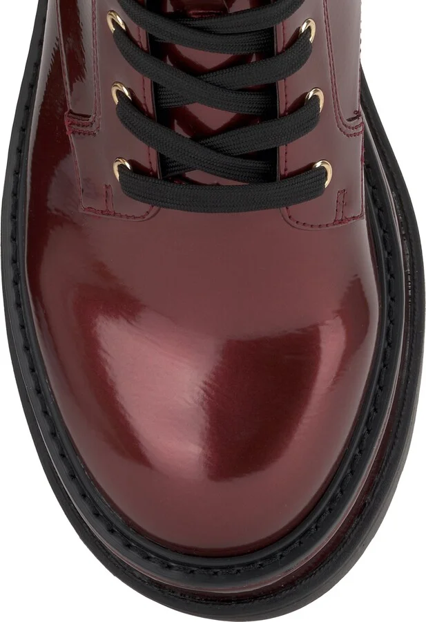 Imelda Lace-Up Platform Moto Bootie - Image 8