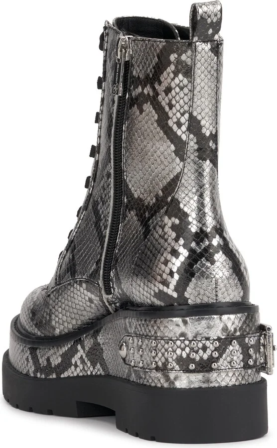 Imelda Lace-Up Platform Moto Bootie - Image 2