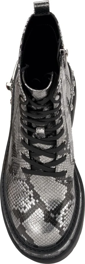 Imelda Lace-Up Platform Moto Bootie - Image 5