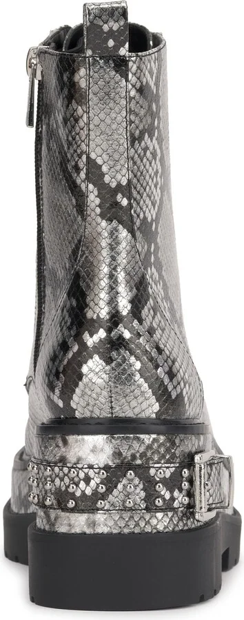 Imelda Lace-Up Platform Moto Bootie - Image 7