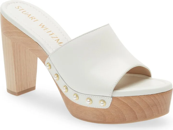 Imitation Pearl Clog 85 Sandal