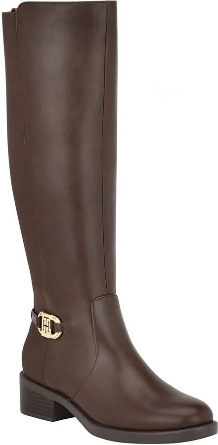Imizza Womens Faux Leather Tall Knee-High Boots