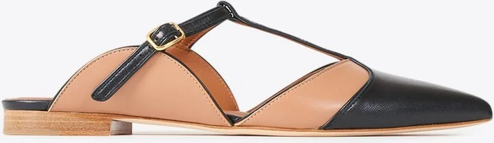 Imogen Leather Flat Mules
