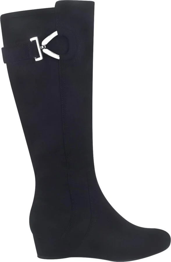 Impo Women's Georgia Memory Foam Stretch Wedge Boots - Image 2