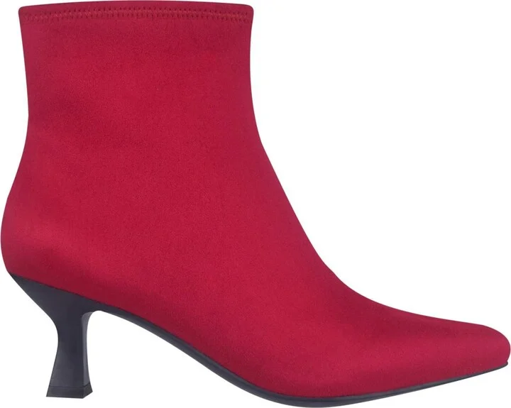 Impo Women's Nidia Stretch Kitten Heel Pointed Toe Ankle Booties - Image 2