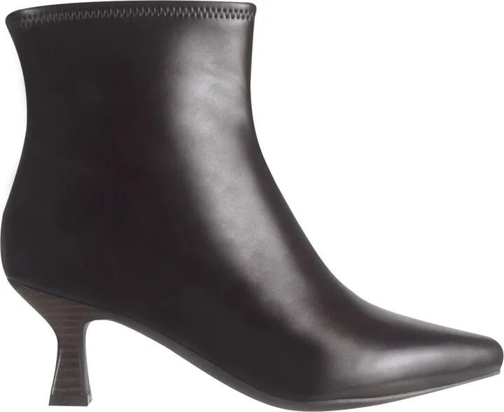 Impo Women's Nidia Stretch Kitten Heel Pointed Toe Ankle Booties - Image 5