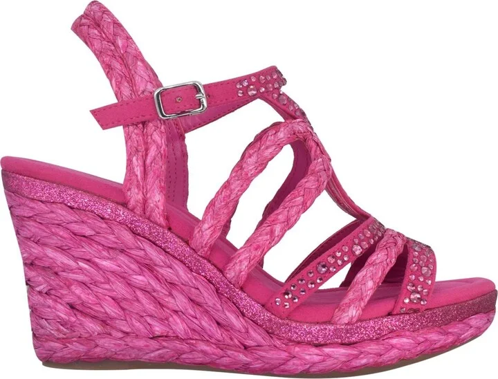 Impo Women's Omalia Raffia Platform Wedge Sandals - Image 2