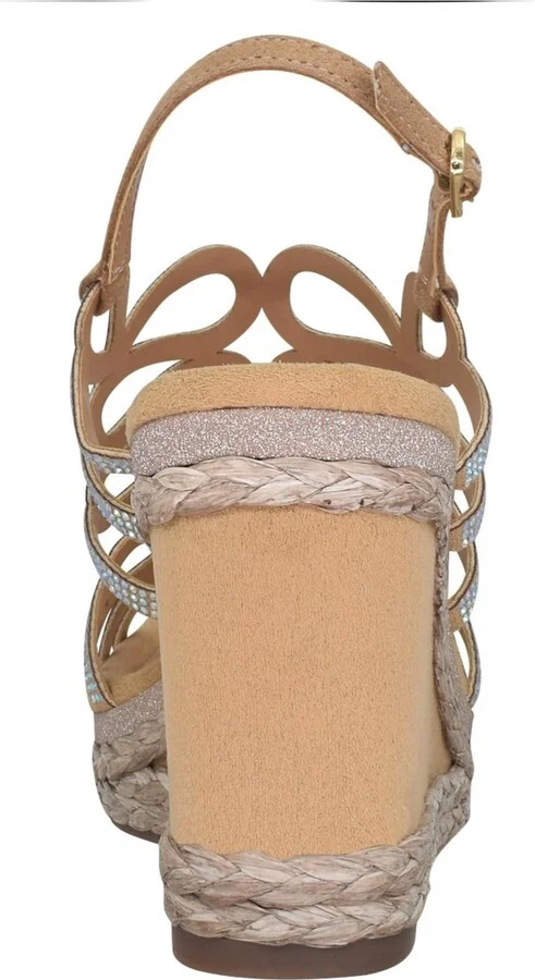 Impo Women's Orleans Raffia Platform Wedge Sandals - Image 7