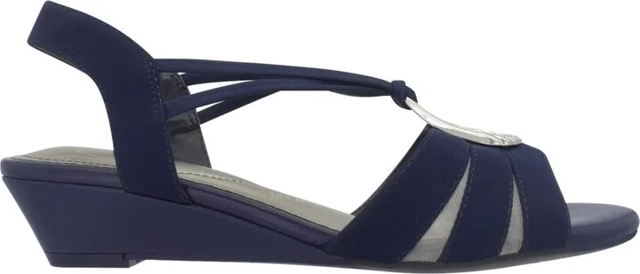 Impo Women's Rita Ornamented Stretch Wedge Sandals - Image 2