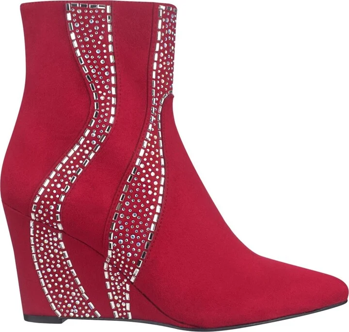 Impo Women's Temple Memory Foam Wedge Booties - Image 2