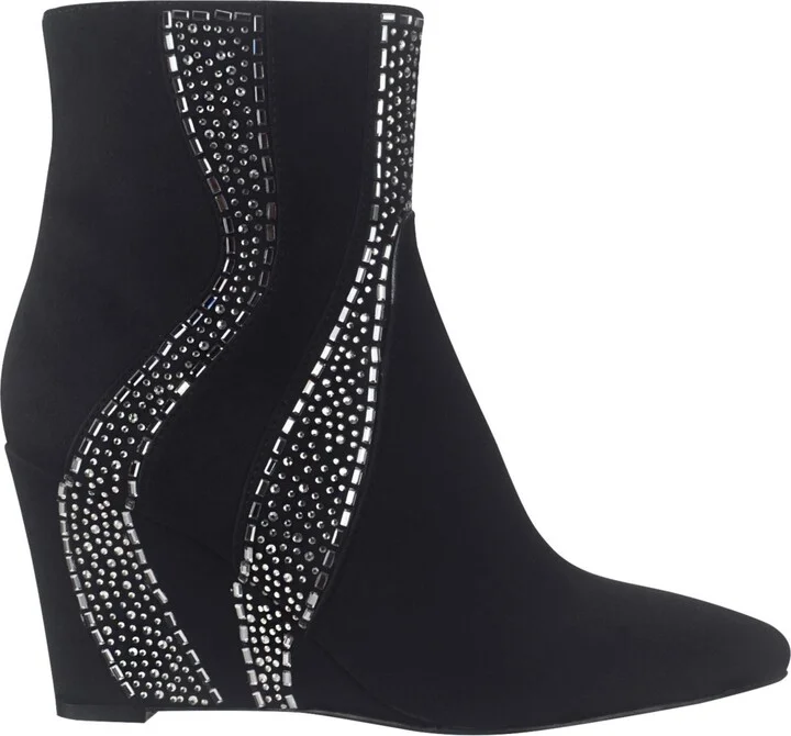 Impo Women's Temple Memory Foam Wedge Booties - Image 5