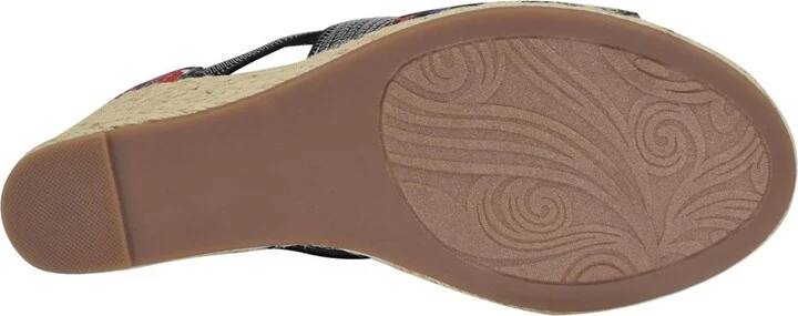 Impo Women's Tizane Platform Wedge Sandals - Black, Bright Multi - Image 5