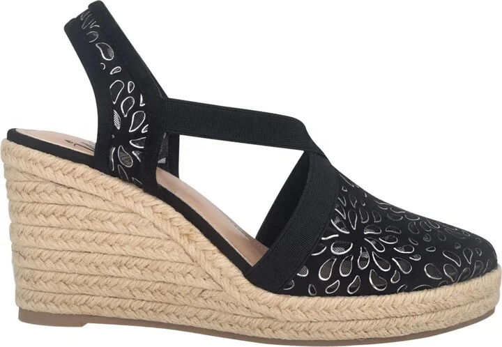 Impo Women's Tuccia Laser Cut Platform Wedge Sandals - Image 6