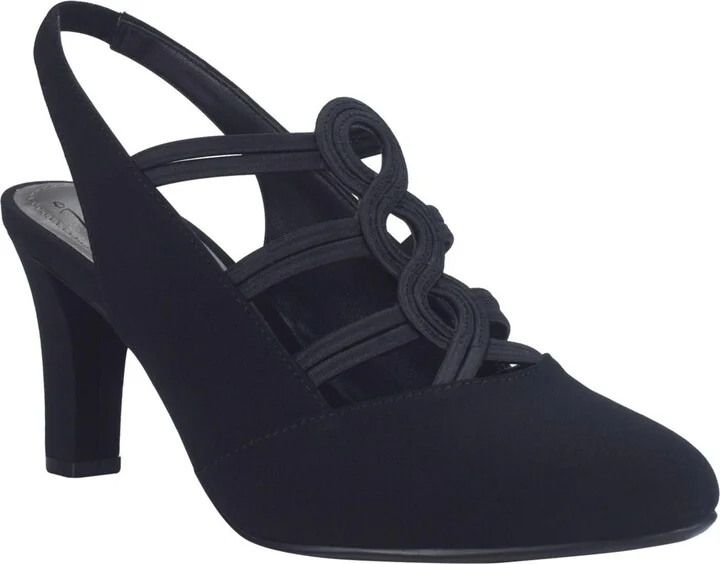 Impo Women's Velia Memory Foam Stretch Slingback Pumps