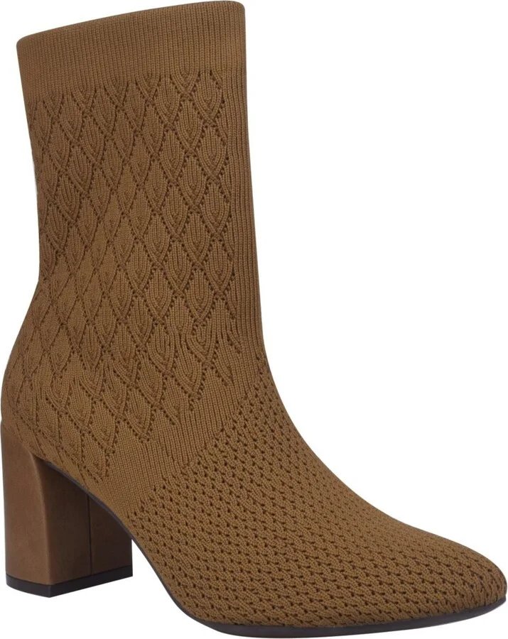 Impo Women's Vyra Stretch Knit Block Heel Booties