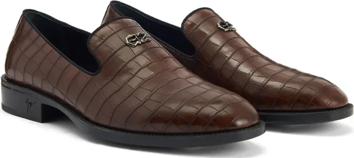 Imrham crocodile-effect loafers - Image 2