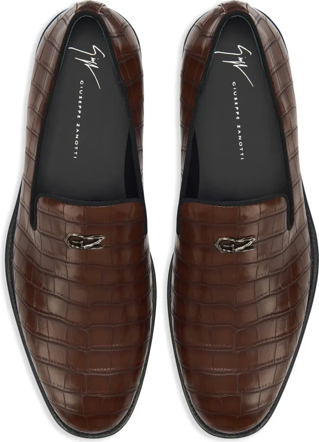 Imrham crocodile-effect loafers - Image 4