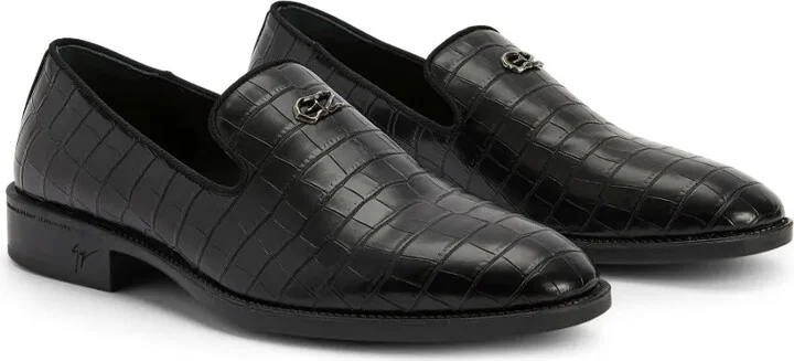 Imrham crocodile-embossed effect loafers - Image 2