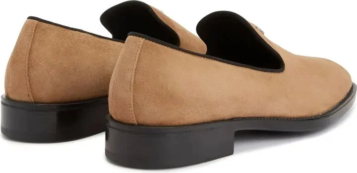 Imrham logo-plaque suede loafers - Image 3
