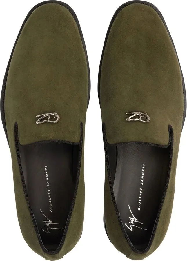 Imrham logo-plaque suede loafers - Image 4