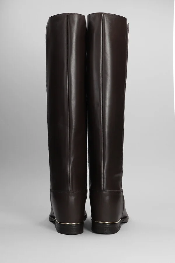 In Dark Brown Leather - Image 4