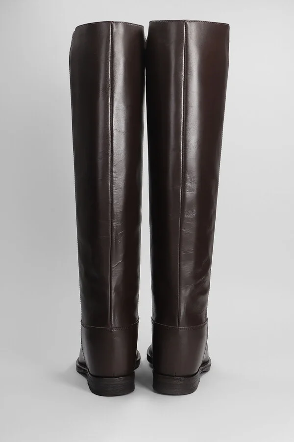 In Dark Brown Leather - Image 4