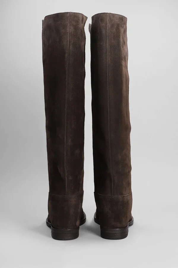 In Dark Brown Suede - Image 4