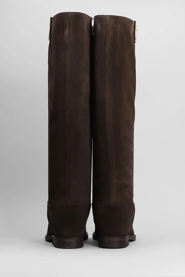 In Dark Brown Suede - Image 4