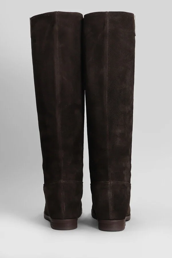 In Dark Brown Suede - Image 4