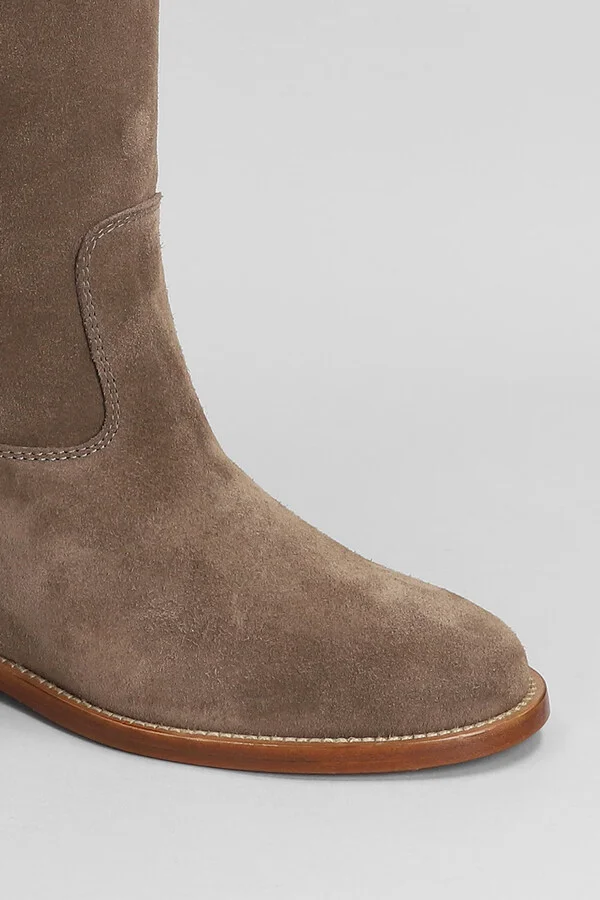 In Taupe Suede - Image 5